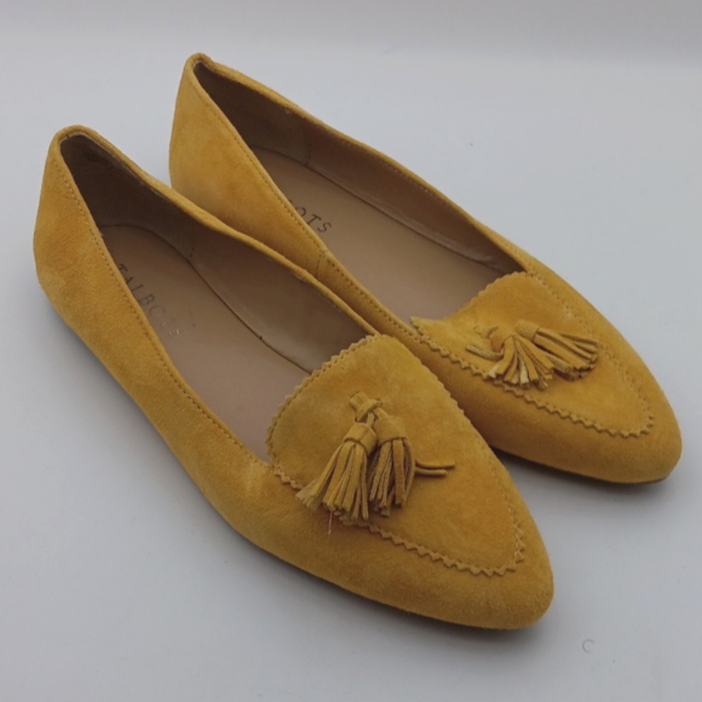 TALBOTS YELLOW LEATHER SHOES SIZE 6.5
